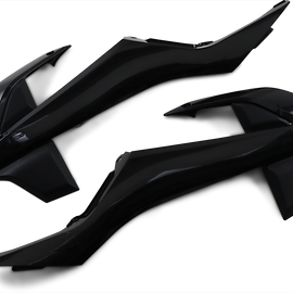 Radiator Shrouds - Black - SX 65