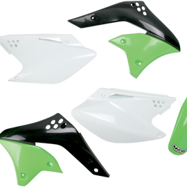 Replacement Body Kit - OEM Green/White/Black - KXF250