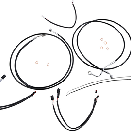 Control Cable Kit - XR - Black/Chrome