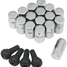 Lug Nut - 10MM - Chrome - 16 Pack