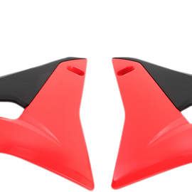 Radiator Covers - Black/Red - CRF