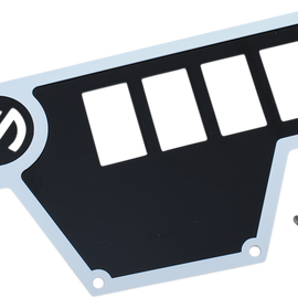 Large Dash Plate - Left - White - RZR