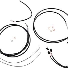 Control Cable Kit - XR - Black/Chrome