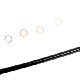 Brake Line - Rear - Stainless Steel - Honda