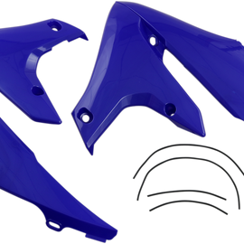Radiator Shrouds - Blue - YZF