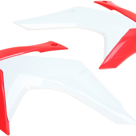 Radiator Covers - Red/White - CRF 230