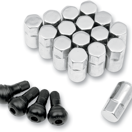 Lug Nut - 12 mm X 1.25 - Chrome - 16 Pack