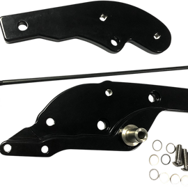 Forward Control Extensions - Black - Softail
