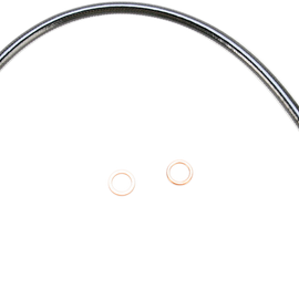 Brake Line - Black Pearl - 3/8"/35° - 17"