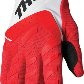 Spectrum Gloves - Red/White - Small