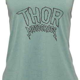 Women's Rocker Tank - Green - Medium