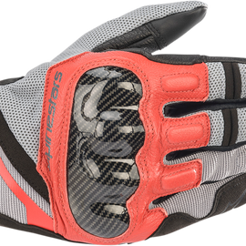 Chrome Gloves - Gray/Black/Red - XL