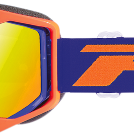 3404 Menace Goggles - Fluorescent Orange/Blue - Mirror