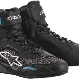 Stella Faster-3 Rideknit Shoes - Black/Teal - US 7.5
