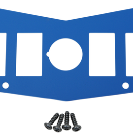 Dash Plate - Blue - 4 Switch - RZR