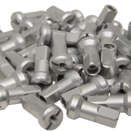 MX1 Nipple Set - Silver - 9 Gauge