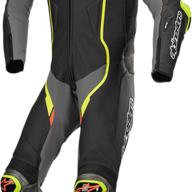 GP Pro v2 1-Piece Suit - Black/Green/Yellow - US 42 / EU 52