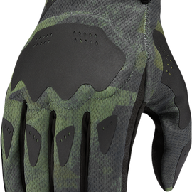 Hooligan™ Battlescar Gloves - Green - Medium