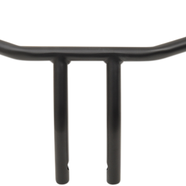 Flat Black 8" Drilled T-Bar Handlebar w/ Dimples for TBW