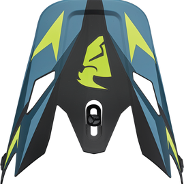 Sector Visor Kit - Warship - Blue/Acid