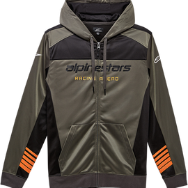 Session II Zip-Up Hoodie - Charcoal/Black - Medium