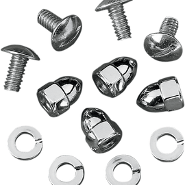License Plate Fasteners - Acorn Nuts