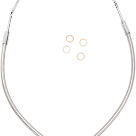 Brake Line - Polished - Lower