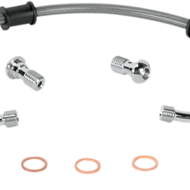 Brake Line - Rear - Stainless Steel - KLR 650