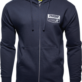 Star Racing Fleece Zip Up - Navy - Large
