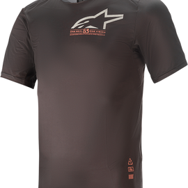 Alps 6.0 V2 Jersey - Short-Sleeve - Black/Coral - Medium