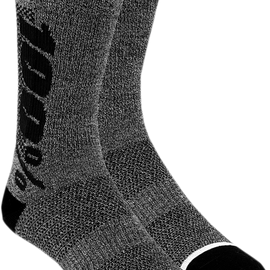 Rythym Merino Performance Socks - Heather Charcoal - Large/XL