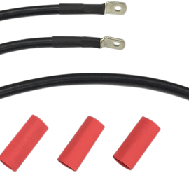 Black Battery Cable Set - '91-'93 Dyna