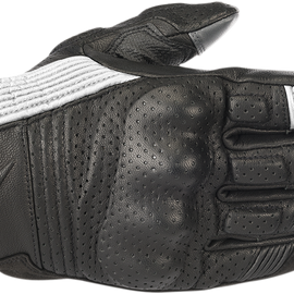Mustang V2 Gloves - Black/White - Large