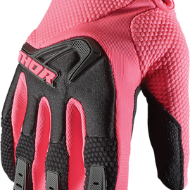 Women's Spectrum Gloves - Black/Pink - Small