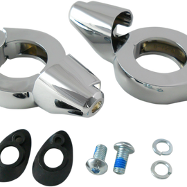 Turn Signal Mount - 39mm - Chrome