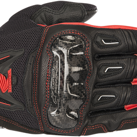 SMX-2 Air Carbon Gloves - Black/Red - Large