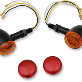 LED Marker Lights - Black/Amber or Red