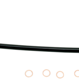 Brake Line - Rear - Stainless Steel - Yamaha
