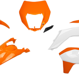 Replacement Body Kit - OEM Orange/White - EXC
