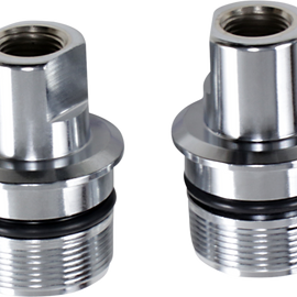 Lower Fork Tube Cap - Chrome