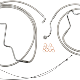 Brake Line - Polished Stainless - Touring