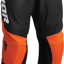Sector Chev Pants - Charcoal/Red Orange - 36