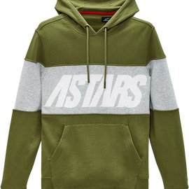 Border Hoodie - Olive - XL