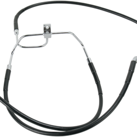 Front Brake Line - '08-'17 - Black