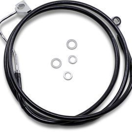 2" Brake Line - Front - Black Vinyl - 14-5FL W/ABS