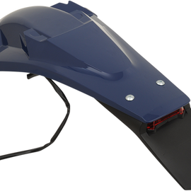 Enduro Rear Fender - with Light - Blue