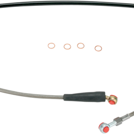 Brake Line - Front - Stainless Steel - Honda