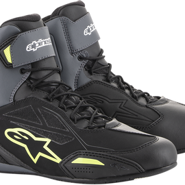Faster-3 Drystar® Shoes - Black/Gray/Yellow - US 7