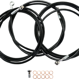 Brake Lines - Black - 15-17 14+FL ABS