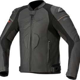 GP Plus R v3 Rideknit® Leather Jacket
 - Black/Black - US 52 / EU 62